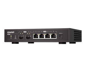QNAP QSW-2104-2S - Switch - unmanaged - 2 x 10 Gigabit SFP+ + 4 x 2.5GBase-T