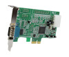 Startech.com 1 Port Serial PCI Express RS232 Adapter Card - Serial PCIe RS232 Control Card - PCIe to serial DB9 - 16550 UART - Low profile expansion card - Windows & Linux (PEX1S553LP)