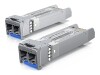 UbiQuiti UACC-OM-SM-10G-D - SFP+-Transceiver-Modul - 10GbE - LC Single-Modus - bis zu 10 km - 1310 nm (Packung mit 2)