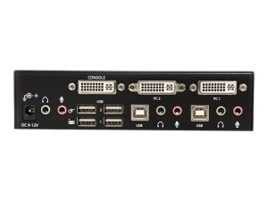 StarTech.com 2 Port DVI USB KVM Switch mit Audio und USB...