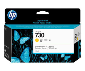 HP 730 - 130 ml - yellow - original - design jet