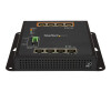 StarTech.com 8 Port POE Managed Ethernet Switch - 30W per PoE+ Port - Industrieller managed Wandmontage Netzwerk Switch - Switch - managed - 4 x 10/100/1000 + 4 x 10/100/1000 (PoE+)