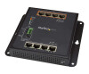 StarTech.com 8 Port POE Managed Ethernet Switch - 30W per PoE+ Port - Industrieller managed Wandmontage Netzwerk Switch - Switch - managed - 4 x 10/100/1000 + 4 x 10/100/1000 (PoE+)
