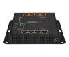 StarTech.com 8 Port POE Managed Ethernet Switch - 30W per PoE+ Port - Industrieller managed Wandmontage Netzwerk Switch - Switch - managed - 4 x 10/100/1000 + 4 x 10/100/1000 (PoE+)