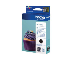 Brother LC123BK - Hohe Ergiebigkeit - Schwarz