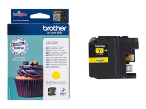 Brother LC123Y - Hohe Ergiebigkeit - Gelb - original