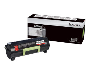 Lexmark 500HA - Hohe Ergiebigkeit - Schwarz - original