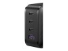Ugreen Netzteil - 65 Watt - 5 A - PD 3.0, QC 4.0+ - 4 Ausgabeanschlussstellen (3 x USB-C, USB)