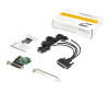 StarTech.com 4 Port Serielle PCI Express RS232 Adapter Karte - PCIe Serielle Host Controller Karte - PCIe zu Seriell DB9 - 16950 UART - Niedrig Profil Erweiterungskarte - Windows & Linux (PEX4S953LP)