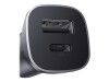 Ugreen Auto-Netzteil - 18 Watt - 3 A - PD 3.0, QC 4.0 - 2 Ausgabeanschlussstellen (USB, 24 pin USB-C)