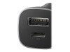 Ugreen Auto-Netzteil - 18 Watt - 3 A - PD 3.0, QC 4.0 - 2 Ausgabeanschlussstellen (USB, 24 pin USB-C)