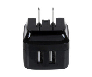 StarTech.com 2 Port USB Ladegerät / Netzteil - 2-fach Ladestecker 17 Watt / 3.4 Amp - Dual Reiseladegerät 110 / 220V - Weiß - Netzteil - 17 Watt - 3.4 A - 2 Ausgabeanschlussstellen (USB)