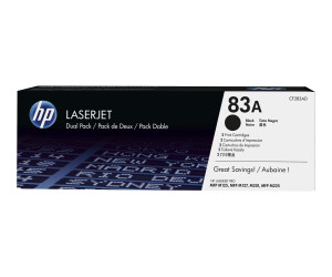 HP 83A - 2er-Pack - Schwarz - original - LaserJet -...