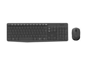 Logitech MK235 - Tastatur-und-Maus-Set - kabellos