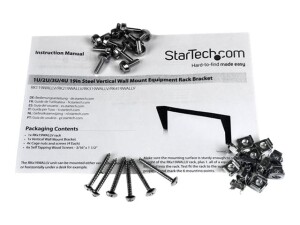 StarTech.com 2HE 19 Zoll Wandmontage Geräte Rack -...