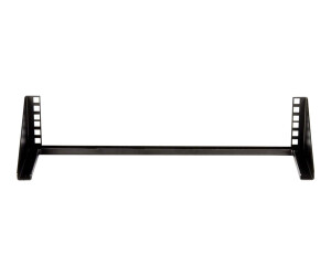 Startech.com 2HE 19 inch wall mounting devices Rack - Open Frame Rack - Steel - Black - Bracket - Suitable for wall mounting - black - 2U - 48.3 cm (19 ")