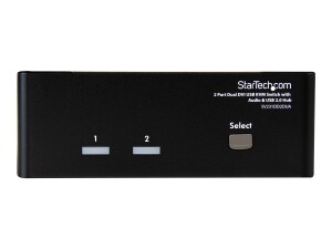 StarTech.com 2 Port DVI USB KVM Switch mit Audio und USB...