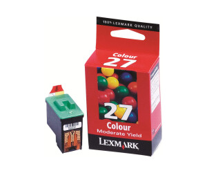 Lexmark Cartridge No. 27 - Farbe (Cyan, Magenta, Gelb)