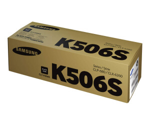 HP Samsung CLT -K506S - black - original - toner cartridge (SU180A)