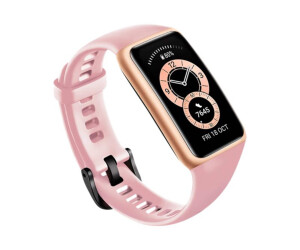 Huawei Band 6 - Intelligente Uhr mit Riemen - Silikon - Sakura Pink - Anzeige 3.7 cm (1.47")