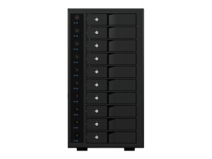 ICY BOX IB-3810-C31 - Festplatten-Array - 10 Schächte (SATA-600)