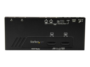 StarTech.com 2x2 HDMI Matrix Switch - 4K Ultra HD HDMI...