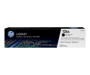 HP 126A - 2er-Pack - Schwarz - original - LaserJet -...