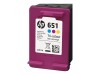HP 651 - Farbe (Cyan, Magenta, Gelb) - original