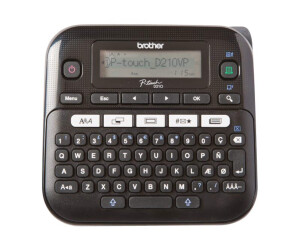 Brother P-Touch PT-D210VP - Beschriftungsgerät - s/w - Thermotransfer - Rolle (1,2 cm)