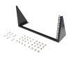 StarTech.com 5HE Vertikales Wandmontage-Rack - 19 Zoll Low Profile Open Wall Mounting Bracket - Netzwerk/Serverraum/Daten/AV/IT/Patch Panel/Kommunikations-/Computergeräte - mit Käfigmuttern/Schrauben (RK519WALLV)