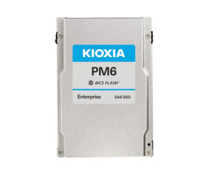 Kioxia PM6 -V Series KPM61VUG6T40 - SSD - 6400 GB -...