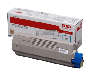 Oki cyan - original - toner cartridge - for OKI MC770DNFAX