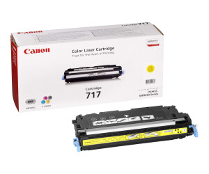 Canon 717 Yellow - Gelb - original - Tonerpatrone