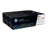 HP 131A - 3er-Pack - Gelb, Cyan, Magenta - original - LaserJet - Tonerpatrone (U0SL1AM)