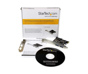 Startech.com 2 Port USB 3.0 Superspeed PCI Express Interface card with SATA power connection