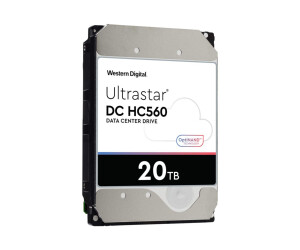 WD Ultrastar DC HC560 - Festplatte - 20 TB - intern - 3.5" (8.9 cm)