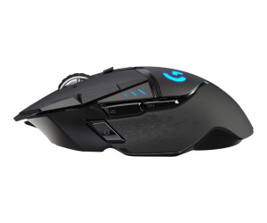 Logitech Gaming Mouse G502 (Hero) - Maus - optisch - 11 Tasten - kabellos, kabelgebunden - LIGHTSPEED - kabelloser Empfänger (USB)
