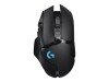 Logitech Gaming Mouse G502 (Hero) - Maus - optisch - 11 Tasten - kabellos, kabelgebunden - 2.4 GHz - kabelloser Empfänger (USB)