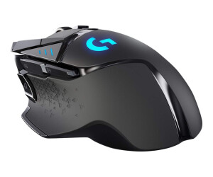 Logitech Gaming Mouse G502 Lightspeed - Mouse - Visually - 11 keys - wireless, wired - Lightspeed - Wireless recipient (USB)