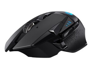 Logitech Gaming Mouse G502 LIGHTSPEED - Maus - optisch - 11 Tasten - kabellos, kabelgebunden - 2.4 GHz - kabelloser Empfänger (USB)