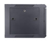 Inter -Tech SMA -6406 - Housing - Suitable for wall mounting - black, RAL 9005 - 6U - 48.3 cm (19 ")