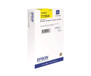 Epson T7554 - 39 ml - size XL - yellow - original