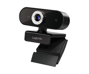 LogiLink Pro full HD USB webcam with microphone