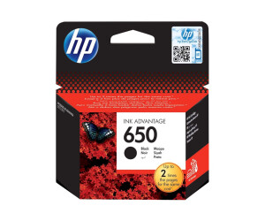 HP 650 - Schwarz - original - Tintenpatrone - für Deskjet Ink Advantage 2515