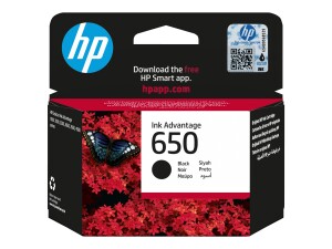 HP 650 - Schwarz - original - Tintenpatrone - für...
