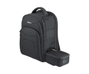 StarTech.com 15.6" Laptop Rucksack mit abnehmbarer Zubehörtasche - Ergonomischer IT Rucksack für IT Techniker/Profi - Robuster Notebook/Laptop Rucksack - Gepolsterter Business Rucksack (NTBKBAG156)