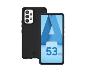 Mobilis Spectrum Case Solid Blk Mat-Galaxy A53 5G-Soft BAG