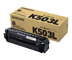 Samsung CLT -K503L - black - original - toner cartridge