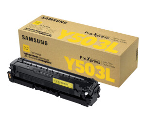 Samsung CLT -Y503L - yellow - original - toner cartridge