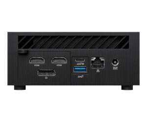 Asus ExpertCenter PN64 BB5013MD - Barebone - Mini -PC - 1 x Core i5 12500H / 2.5 GHz - RAM 0 GB - Iris Xe Graphics - Gige, 2.5 Gige, Bluetooth 5.2, 802.11ax (Wi -Fi 6e))